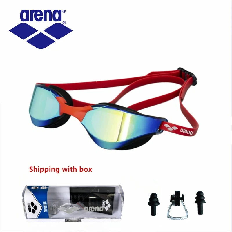 ARENA professional racing swimming equipment, waterproof and anti fog high-definition UV400 competition training goggles