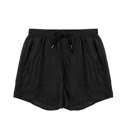 Transparent Swimwear Mens Swim Shorts Sexy Solid Drawstring Quick Dry Beach Shorts Man Swimming Trunks with Bulit-in Mesh Briefs
