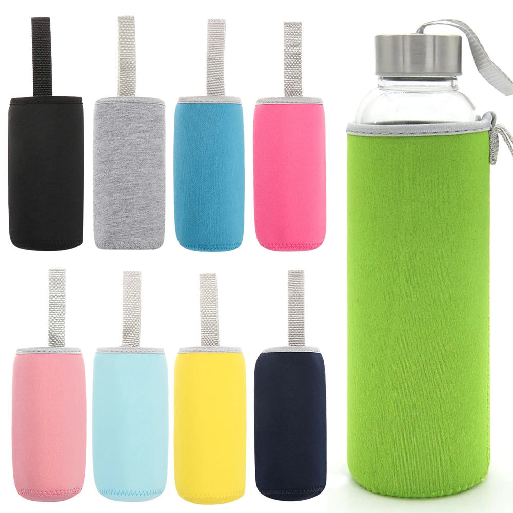 1 PC New Sport Water Bottle Cover Neoprene Insulator Sleeve Bag Case Pouch  Portable Vacuum Cup Set Sport Camping Accessories