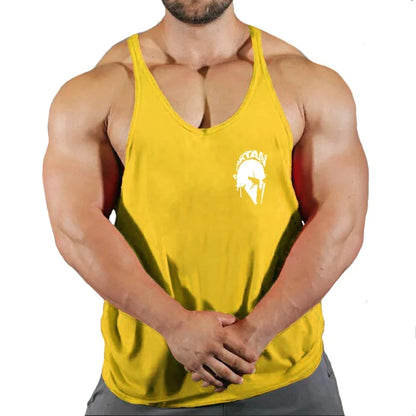 Gym Man Workout Bodybuilding Shirt Men Singlets Stringer Undershirt Vests Tank Top Vest Men's Brand Clothes Clothing Muscle Gyms