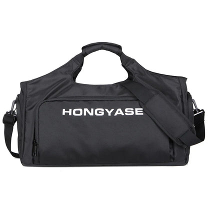 Gym Sports Bag for Men Travel Fitness Duffle Shoe Pocket Luggage Duffel Waterproof Tote Handbags Weekend Shoulder Outdoors Bag