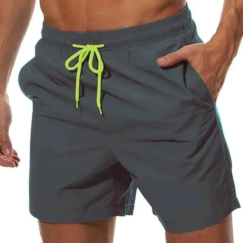 Man Swimwear Swim Shorts Trunks Summer Casual Beach Shorts Swimming Pants Swimsuits Mens Running Sports Surffing Shorts