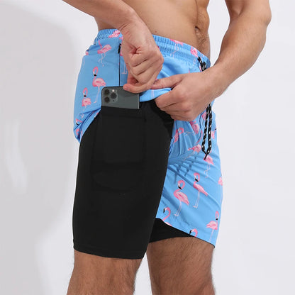 Men's Quick Dry Swimwear Summer Sports Beach Pants for Swimming And Beach Activities Comfortable Lightweight Swimming Shorts