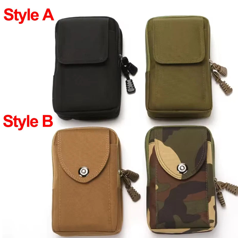 Men Waist Pack Bag Oxford Pouch Outdoor Waterproof Tactical Military Sport Hunting Belt Molle Mobile Phone Travel Bags