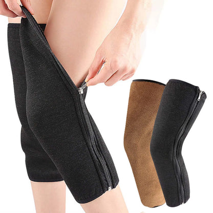 40/50cm Winter Leg Warmer Thickened Plush Warmful Knee Pad Winter Autumn Outdoor Cycling Riding Windproof Comfortable Leg Cover