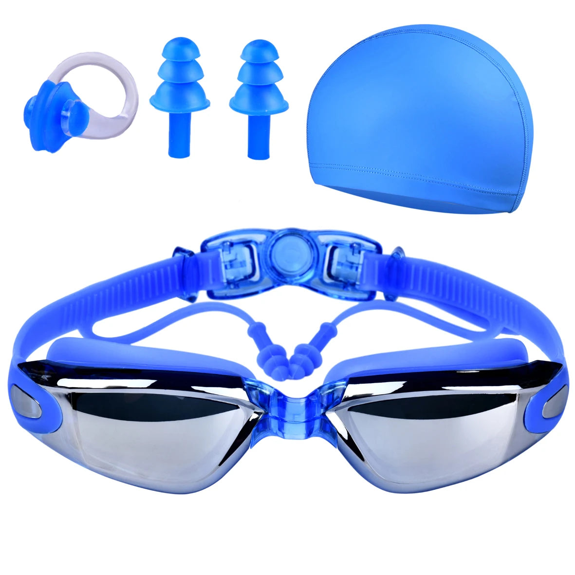 High-definition waterproof and fog-proof swimming goggles for men and women