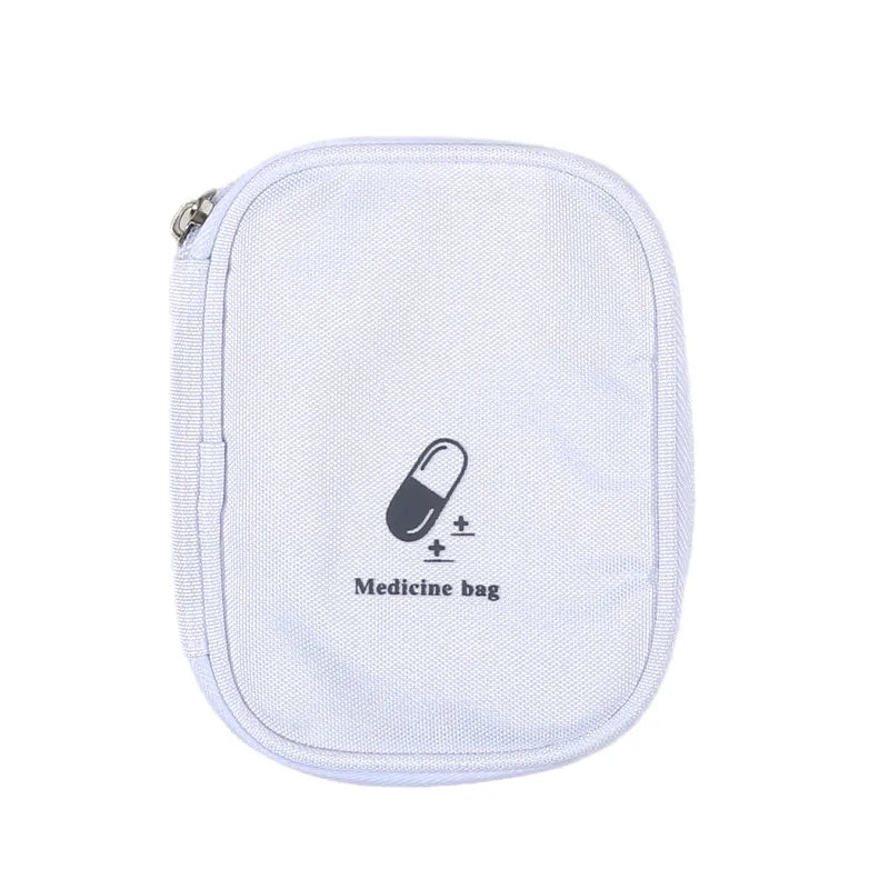 First Aid Medicine Bag Portable Medicine Storage Box Emergency Kits Pills Package Container For Home Travel Office