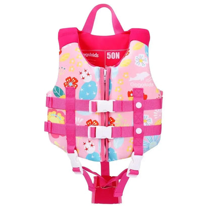Children Swimming Life Jaket with Adjustable Seat Belt Lightweight Diving Swimming Equipment Life Vests for Children