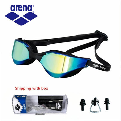 ARENA professional racing swimming equipment, waterproof and anti fog high-definition UV400 competition training goggles
