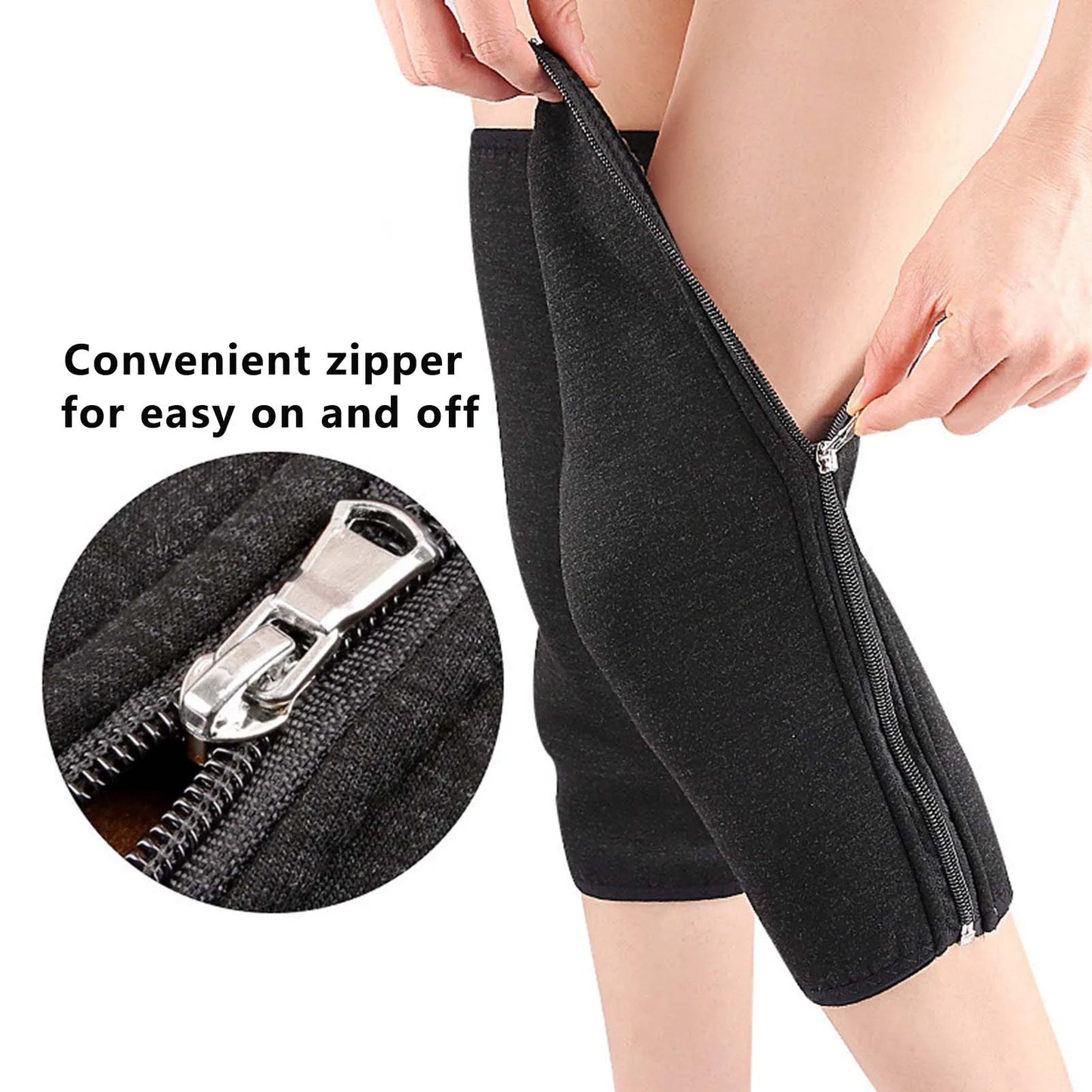 40/50cm Winter Leg Warmer Thickened Plush Warmful Knee Pad Winter Autumn Outdoor Cycling Riding Windproof Comfortable Leg Cover