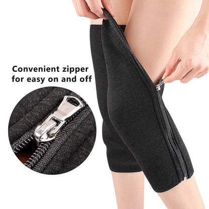 40/50cm Winter Leg Warmer Thickened Plush Warmful Knee Pad Winter Autumn Outdoor Cycling Riding Windproof Comfortable Leg Cover