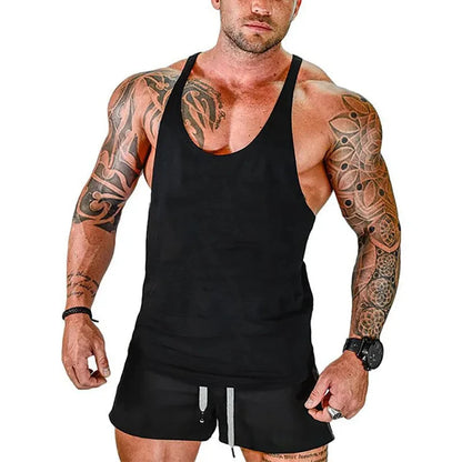 Gym Man Workout Bodybuilding Shirt Men Singlets Stringer Undershirt Vests Tank Top Vest Men's Brand Clothes Clothing Muscle Gyms