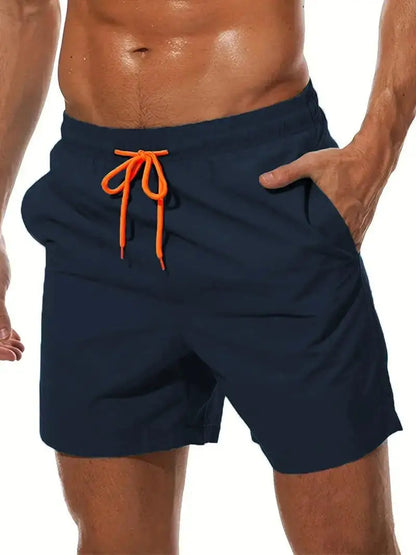 Man Swimwear Swim Shorts Trunks Summer Casual Beach Shorts Swimming Pants Swimsuits Mens Running Sports Surffing Shorts