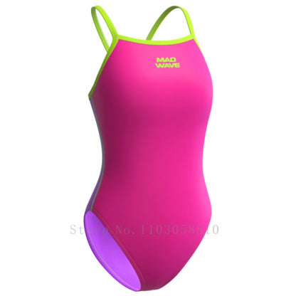 Pool Competitive Swimsuit Sexy Sports Swimsuit One-piece Functional Training Swimsuit Bodysuit Thin Swimming Clothing 2026