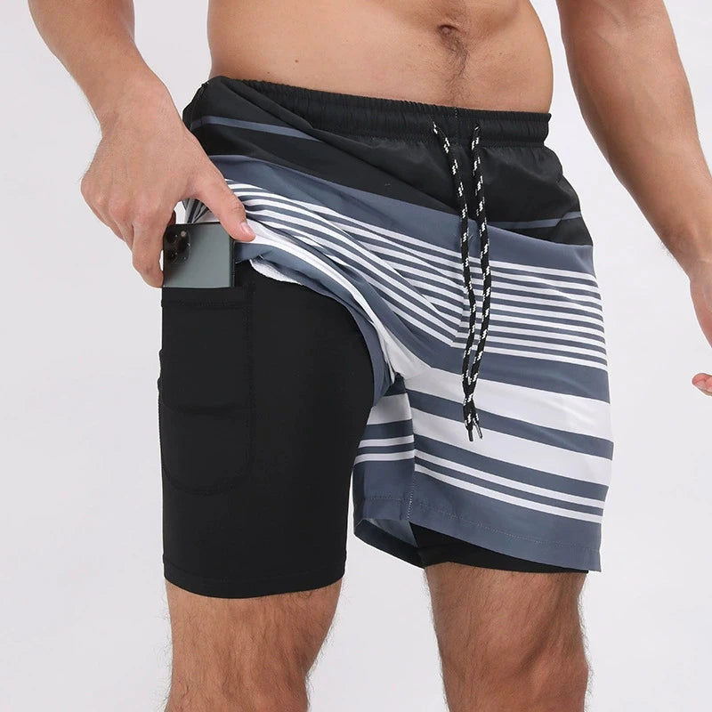Men's Quick Dry Swimwear Summer Sports Beach Pants for Swimming And Beach Activities Comfortable Lightweight Swimming Shorts