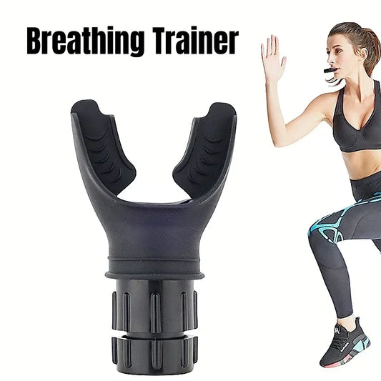 1Pc Sports Breathing Trainer Exercise Lung Face Mouthpiece Respirator Fitness Equipment for Household Healthy Care Accessories