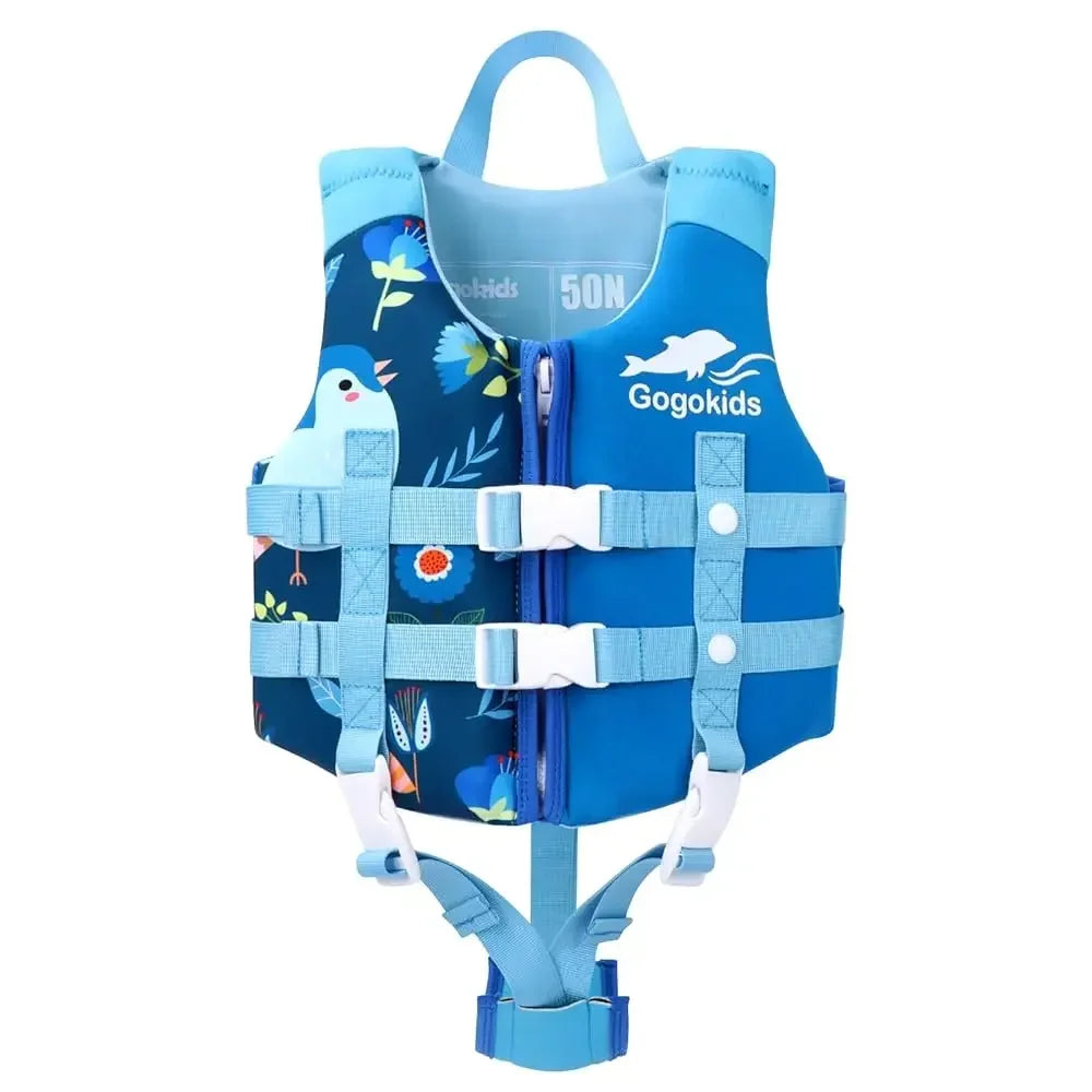 Children Swimming Life Jaket with Adjustable Seat Belt Lightweight Diving Swimming Equipment Life Vests for Children
