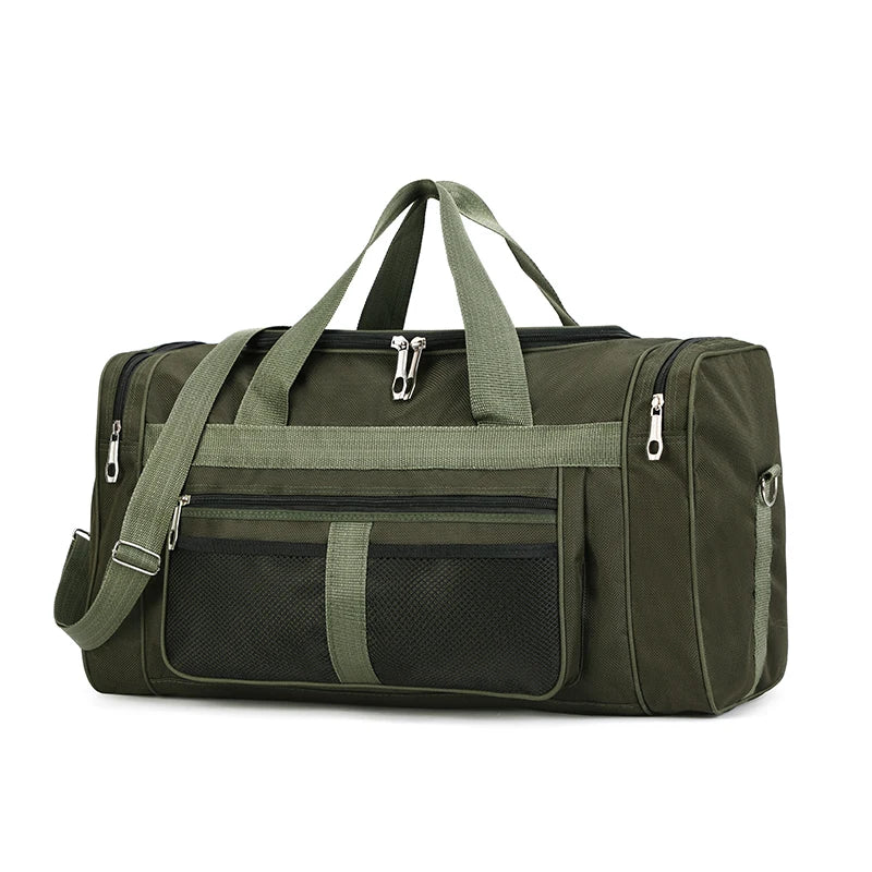 1 large capacity luggage storage bag, portable travel handbag, shoulder or crossbody, fitness bag