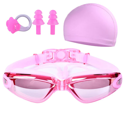 High-definition waterproof and fog-proof swimming goggles for men and women