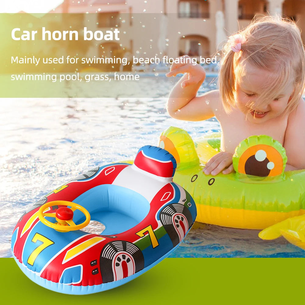 Baby Swim Ring Tube Pool Inflatable Toy Swimming Ring Seat For Kid Child Swimming Circle Float Pool Beach Water Play Equipment