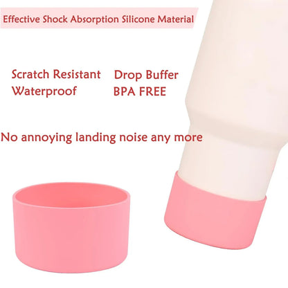 10PCS Accessories Set for Stanley Cup, 2 Straw and Brush and 1 Flower Charm Chain 3 Spill Proof Stopper Flowers Straw Cover Boot