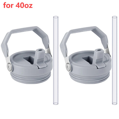 1/2PCS Replaceble Tumbler Flip Straw Lid for Stanley 20/30/40oz Cup with Handle Sealing Bottle Cover Proof Dustproof Tumbler Lid
