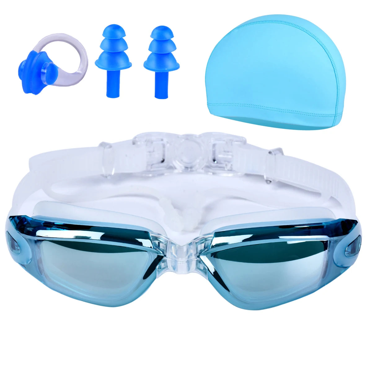 High-definition waterproof and fog-proof swimming goggles for men and women