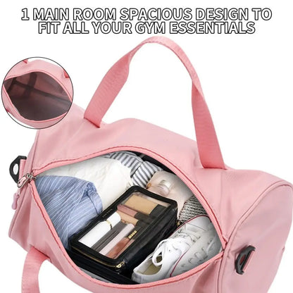 New Mini Gym Bag Large Capacity Waterproof Shoulder Bags Lightweight Solid Color Yoga Bag for Women