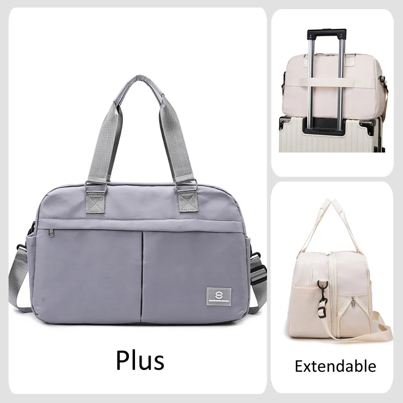 Extendable Travel Handbag Large Multi-layer Duffle Bag Travelling Luggage Storage Pack Bags Weekend Flight Carry On Handbag