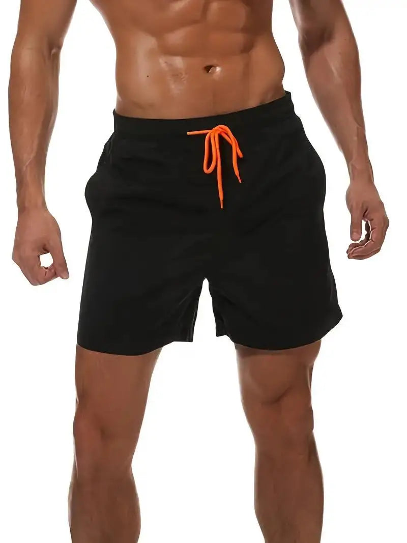 Man Swimwear Swim Shorts Trunks Summer Casual Beach Shorts Swimming Pants Swimsuits Mens Running Sports Surffing Shorts