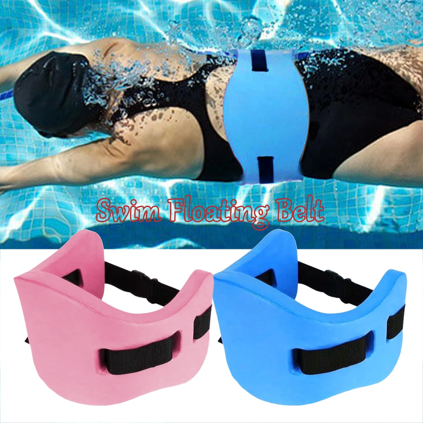Swim Belt Pool Water Flotation Equipment Training Buoyancy Board For Adults Kids Swimming Training Pool Beach Bathtub Snorkeling
