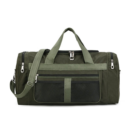 1 large capacity luggage storage bag, portable travel handbag, shoulder or crossbody, fitness bag