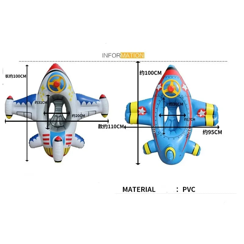 Outdoor Fun Inflatable Toys Children's Swimming Ring Toys Floating Pools Beach Playing Equipment and Swimming Pool Accessories