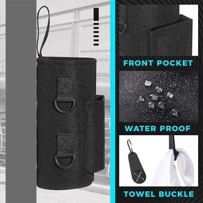 Magnetic Gym Water Bottle Bag Holder, Built-in Magnet for Easy Attachment to Metal Surface, Magnetic Bottle Sleeve Pouch