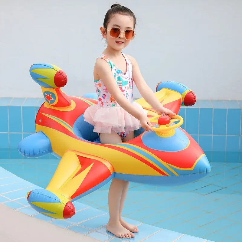 Outdoor Fun Inflatable Toys Children's Swimming Ring Toys Floating Pools Beach Playing Equipment and Swimming Pool Accessories