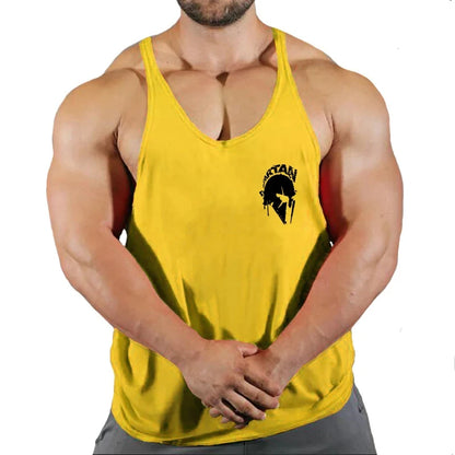 Gym Man Workout Bodybuilding Shirt Men Singlets Stringer Undershirt Vests Tank Top Vest Men's Brand Clothes Clothing Muscle Gyms