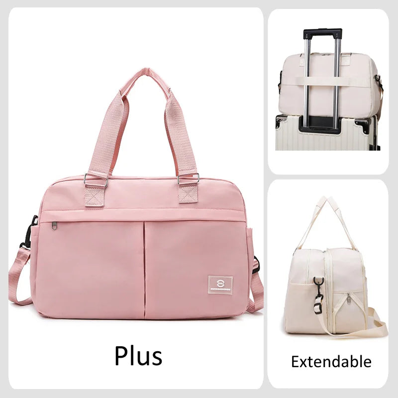 Extendable Travel Handbag Large Multi-layer Duffle Bag Travelling Luggage Storage Pack Bags Weekend Flight Carry On Handbag