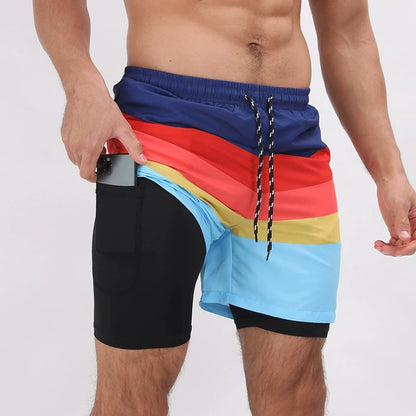 Men's Quick Dry Swimwear Summer Sports Beach Pants for Swimming And Beach Activities Comfortable Lightweight Swimming Shorts