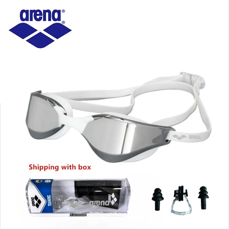 ARENA professional racing swimming equipment, waterproof and anti fog high-definition UV400 competition training goggles
