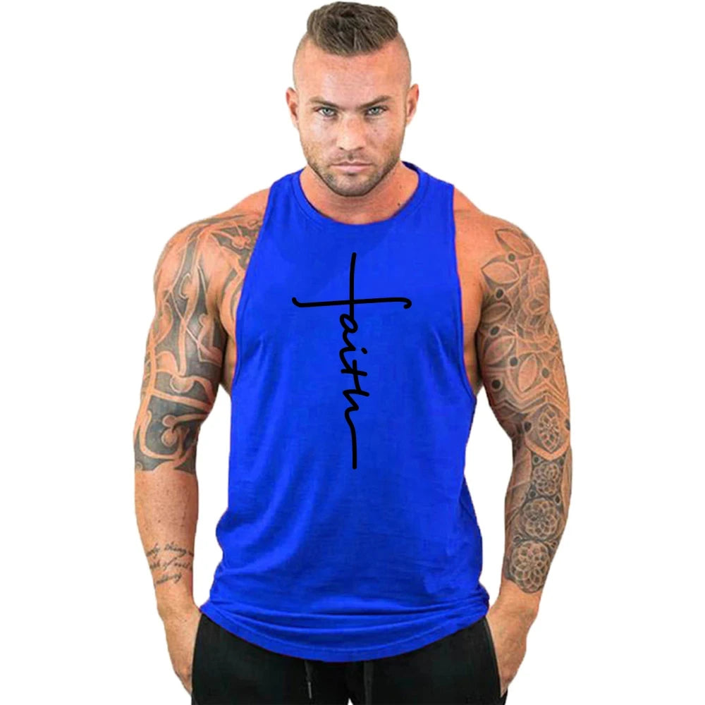 Gym Clothes for Men Undershirt Sleeveless Sweatshirt Clothing Stringer Brand Fitness Shirt Workout Vest Sportswear Top Singlets