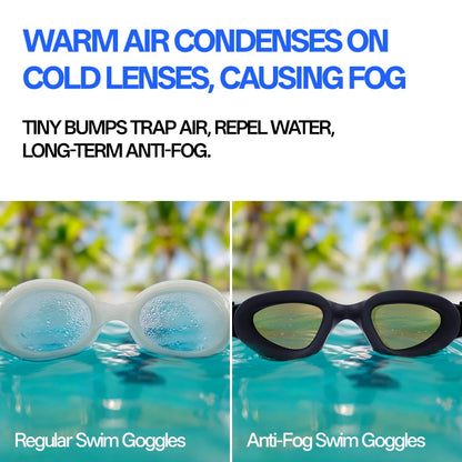 SCVCN Polarized Swimming Goggles Anti-Fog swimming Equipment Waterproof Glasses Professional Surfing Competition Beach Essential