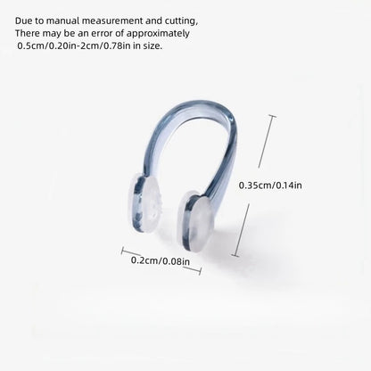 Swimming nose clip anti choking and anti falling adult and children's universal diving and swimming equipment