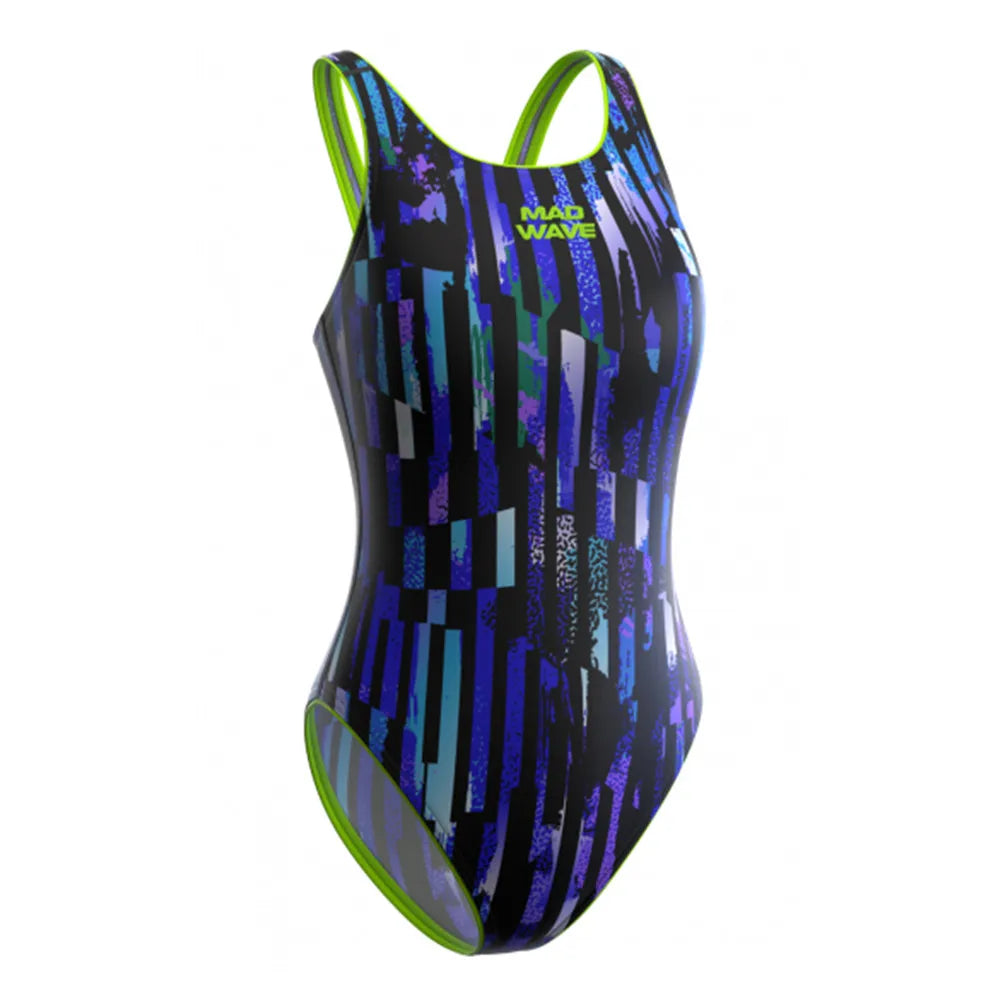 mad wave Women Sexy Swimsuit Cozy Skinsuit Diving Surfing Race Pro Triathlon Training Body Physical Fitness Race Swimming Suit