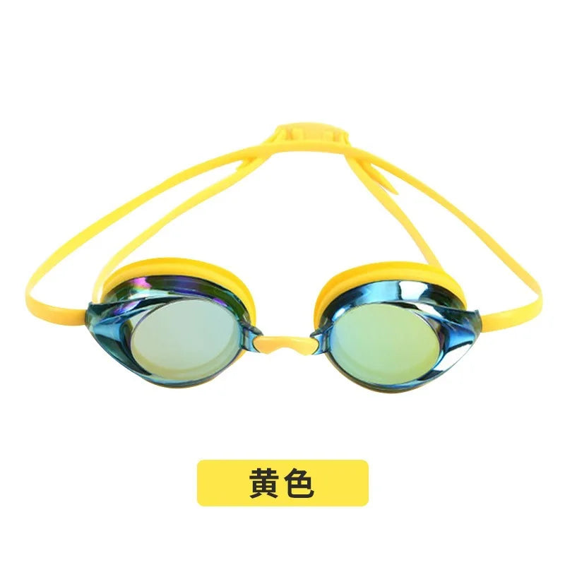 Swimming Goggles Into Equipment Hd Waterproof anti-fog Mirror Mirror Clear Goggles Box Silica Gel Eye Protector