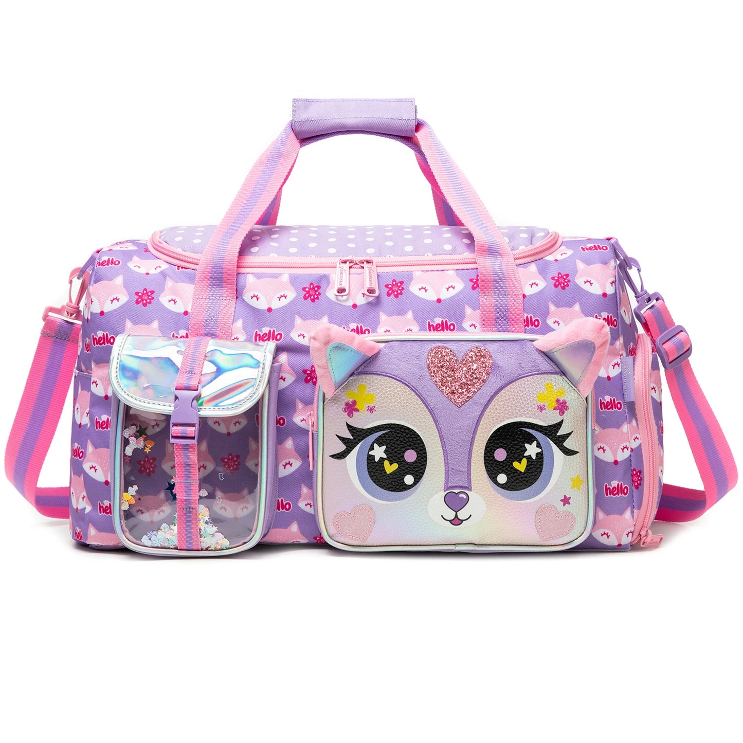 Travel Bag for Girls Lightweight Durable Spacious Carry On Tote for Weekend Gym Business Stylish Adventure Duffel