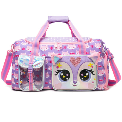 Travel Bag for Girls Lightweight Durable Spacious Carry On Tote for Weekend Gym Business Stylish Adventure Duffel