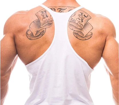 Gym Man Workout Bodybuilding Shirt Men Singlets Stringer Undershirt Vests Tank Top Vest Men's Brand Clothes Clothing Muscle Gyms