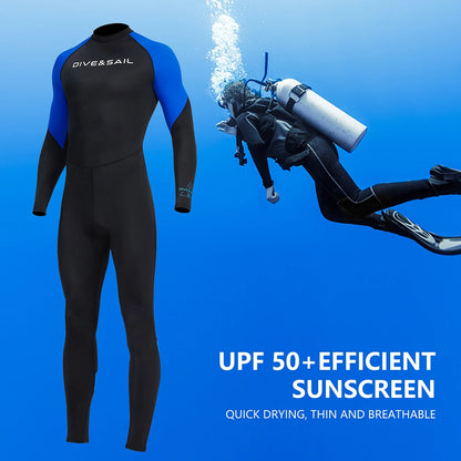 Wetsuit for Men Diving Clothes Sunscreen Snorkeling Surfing Swimsuit Warm Wetsuits Swimming Swimwear Full Suit