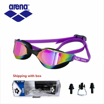 ARENA professional racing swimming equipment, waterproof and anti fog high-definition UV400 competition training goggles