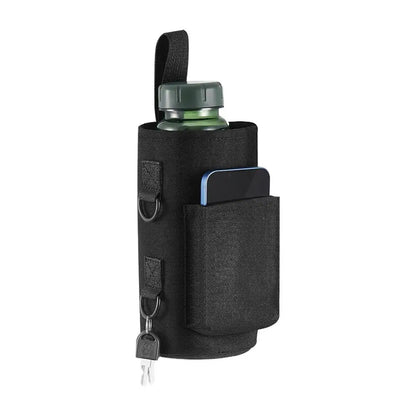 Magnetic Gym Water Bottle Bag Holder, Built-in Magnet for Easy Attachment to Metal Surface, Magnetic Bottle Sleeve Pouch